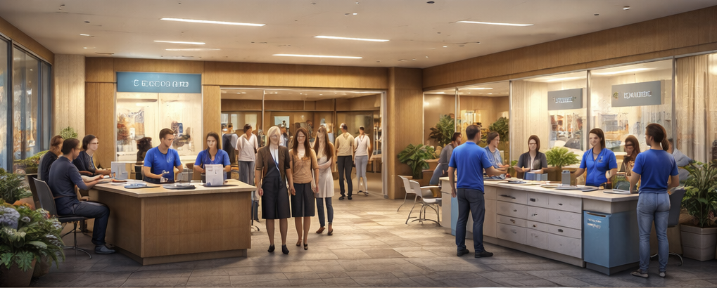 Service Human HUB concept rendering 02