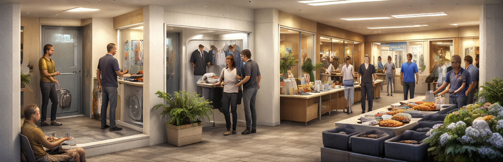 Service Human HUB concept rendering 03